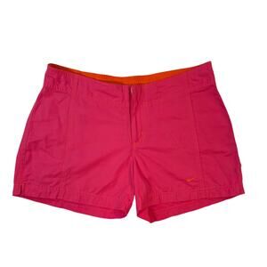 Nike Pink Athletic Shorts Women Small Mid Rise Stretch Running Casual Athleisure